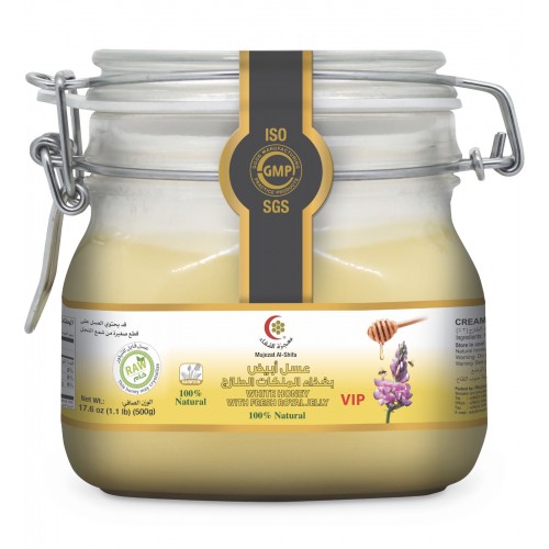 White Honey With Royal Jelly 500g