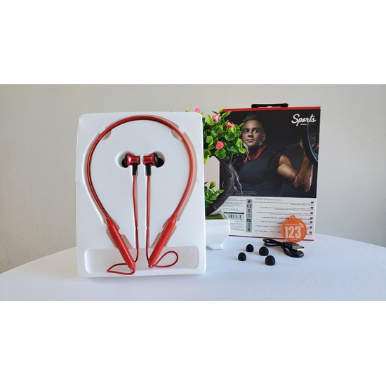 BE29 Joyous sports wireless earphones red