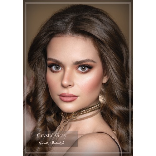 Loroyal Contact Lens - Crystal Group Collection - Crystal Gray