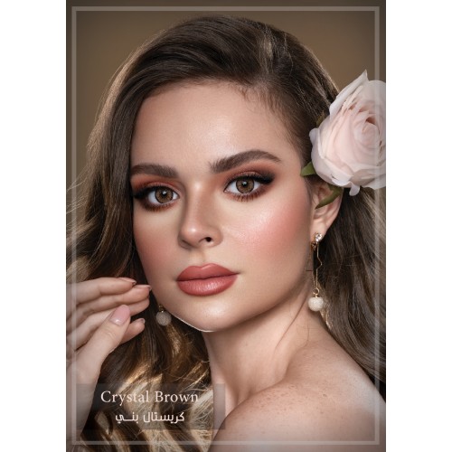 Loroyal Contact Lens - Crystal Group Collection - Crystal Brown