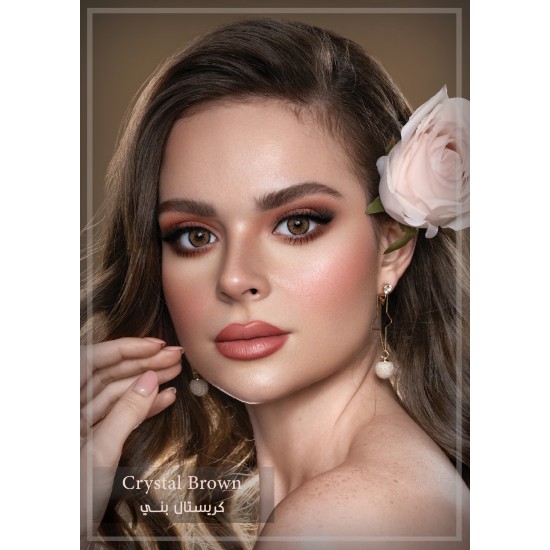 Loroyal Contact Lens - Crystal Group Collection - Crystal Brown