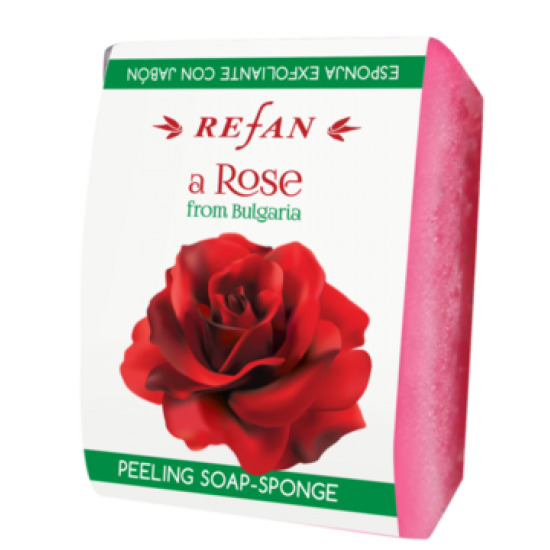Peeling Soap Sponge (Rose from Bulgaria)