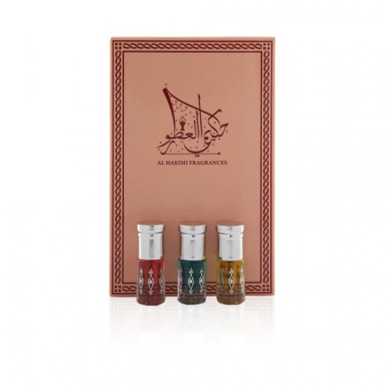 Musk Set - Yellow, Pink & Green - 1/4 Tola