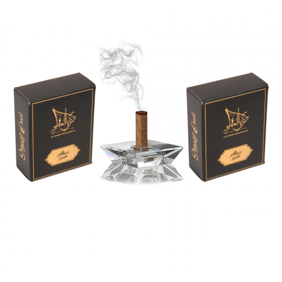 Abeer Smart Oud - 10 Sticks with A Crystal Stand