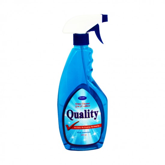 CARTON 12 PCS QUALITY GLASS CLEANER - 675 ML