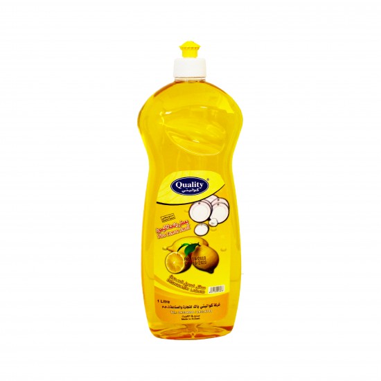 CARTON 12 PCS QUALITY DISH WASH LIQUID SOAP - LEMON - 1 ltr