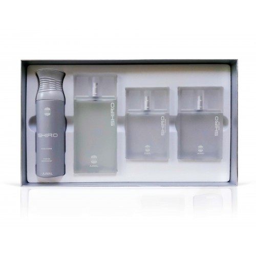 SHIRO (EAU DE PARFUM 90 ML ,DEODORANT 200 ML, SHOWER GEL 225 ML, COLOGNE 50 ML )GIFT BOX